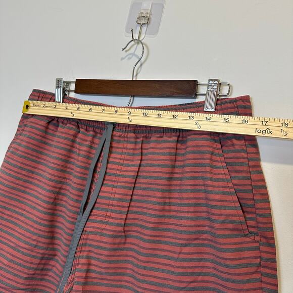 PrAna Metric E-Waist Swim Boardshorts – Men’s XL – Rust Stripe – NWT – 8” Inseam - Picture 7 of 9
